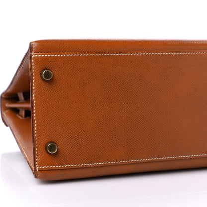 Hermes Courchevel Kelly Sellier 32 Gold 20 of 25