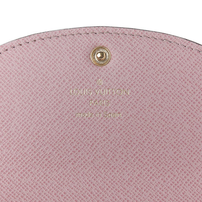 Louis Vuitton Damier Ebene Rosalie Coin Purse Rose Ballerine 6 of 9