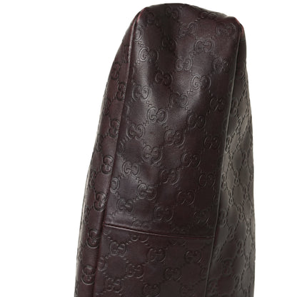 Gucci Guccissima Medium Horsebit Chain Hobo Dark Brown 16 of 20