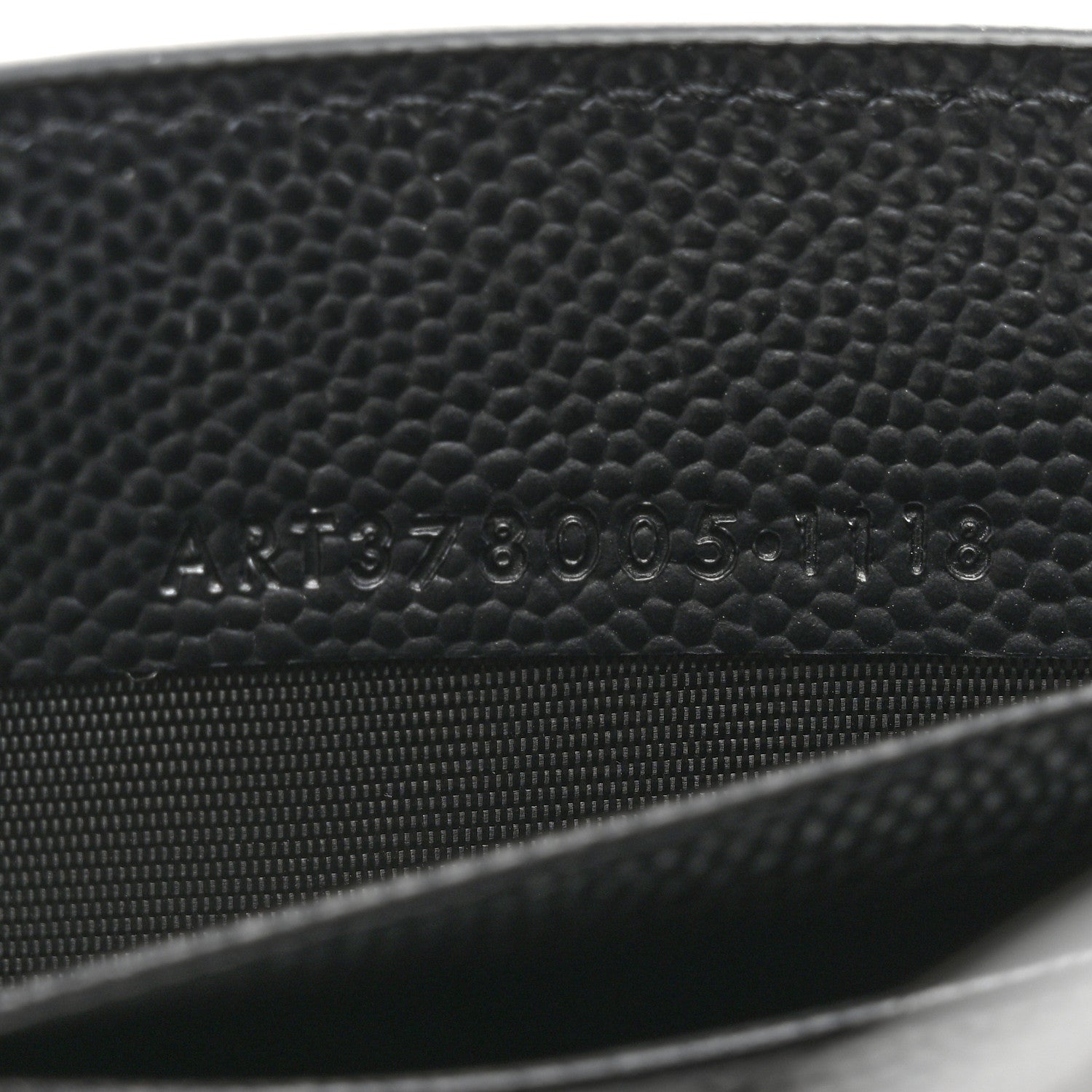Saint Laurent Grain De Poudre Bill Clip Card Case Black 7 of 8