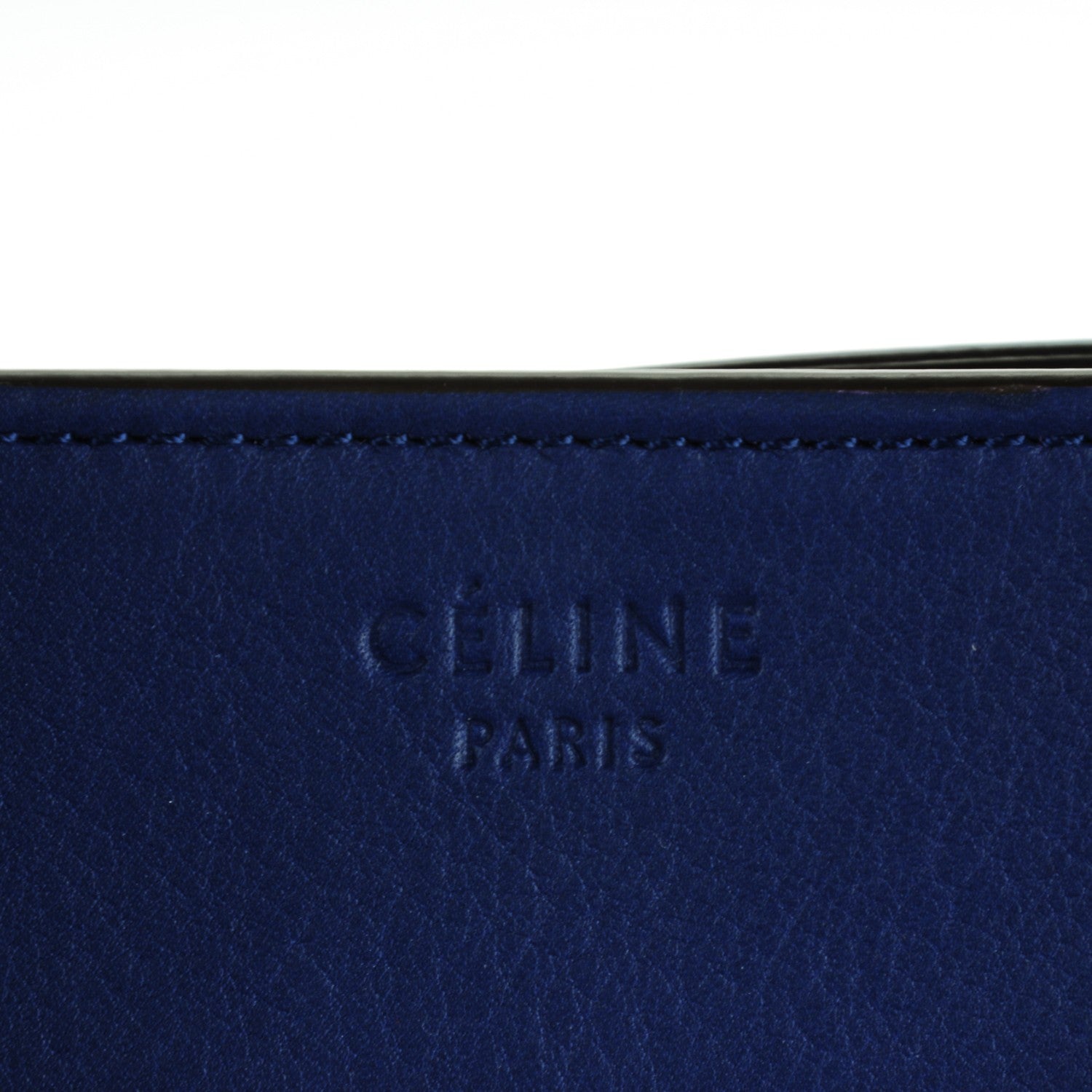 Celine Supple Calfskin Medium Phantom Luggage Indigo 8 of 8