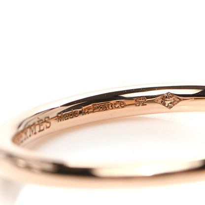 Hermes 18K Rose Gold Diamond PM Echappee Ring 52 6 5 of 6