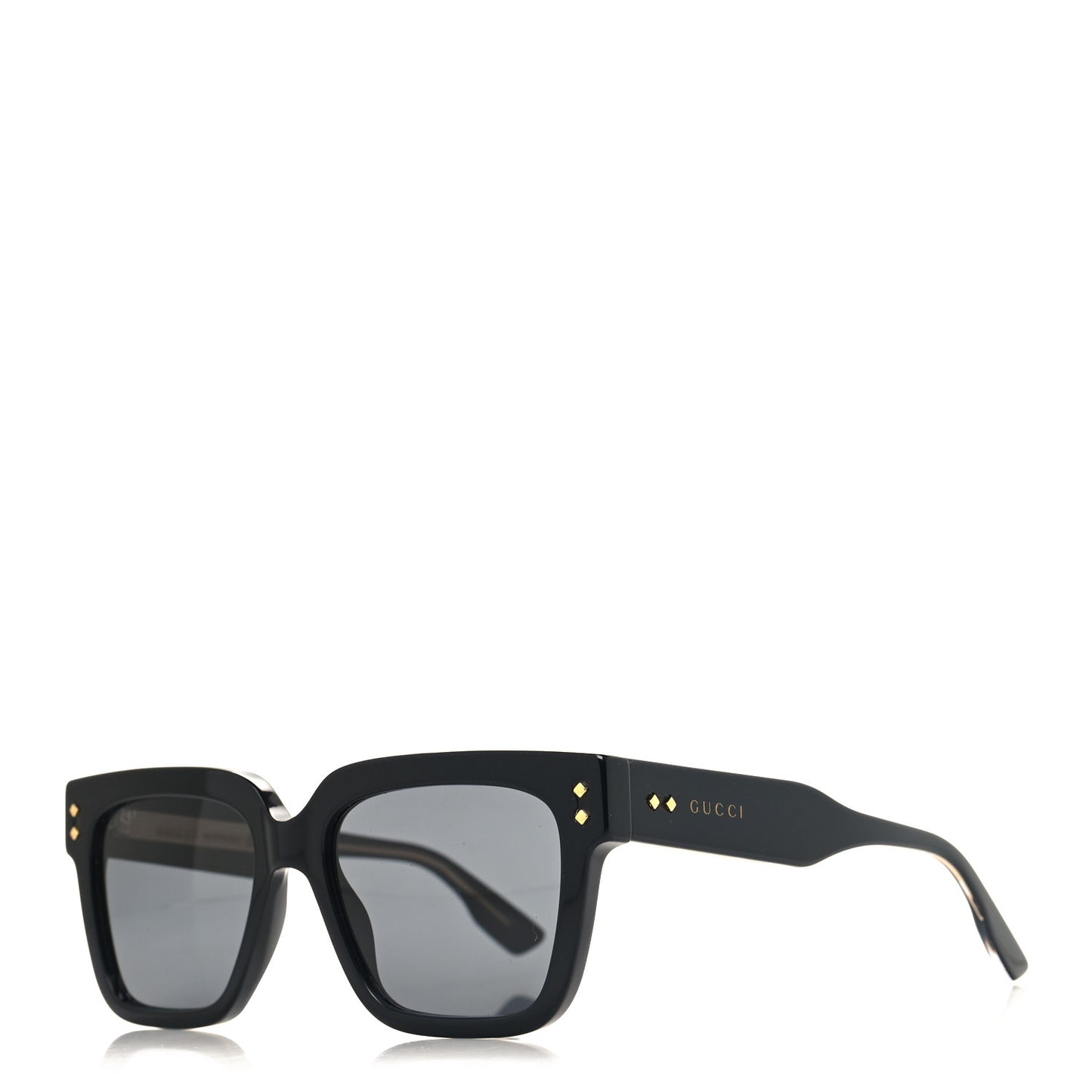 Acetate Square Frame Sunglasses GG1084S Black