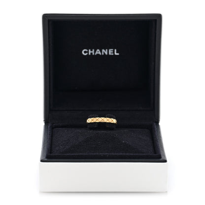 Chanel 18K Yellow Gold Mini Coco Crush Ring 53 6.25 5 of 5