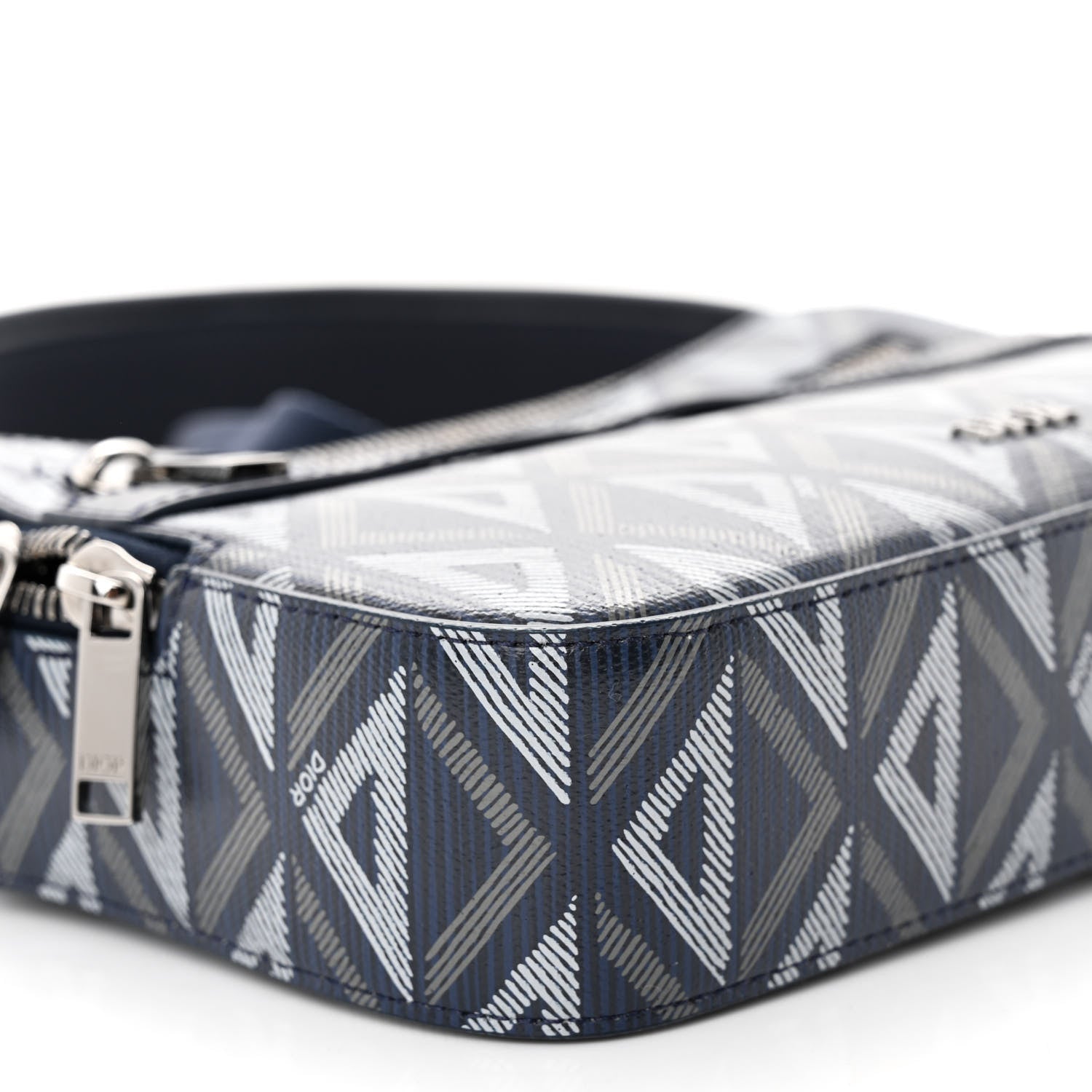 Christian Dior Coated Canvas CD Diamond Safari Messenger 8 of 9