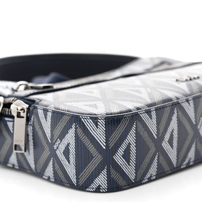 Christian Dior Coated Canvas CD Diamond Safari Messenger 8 of 9