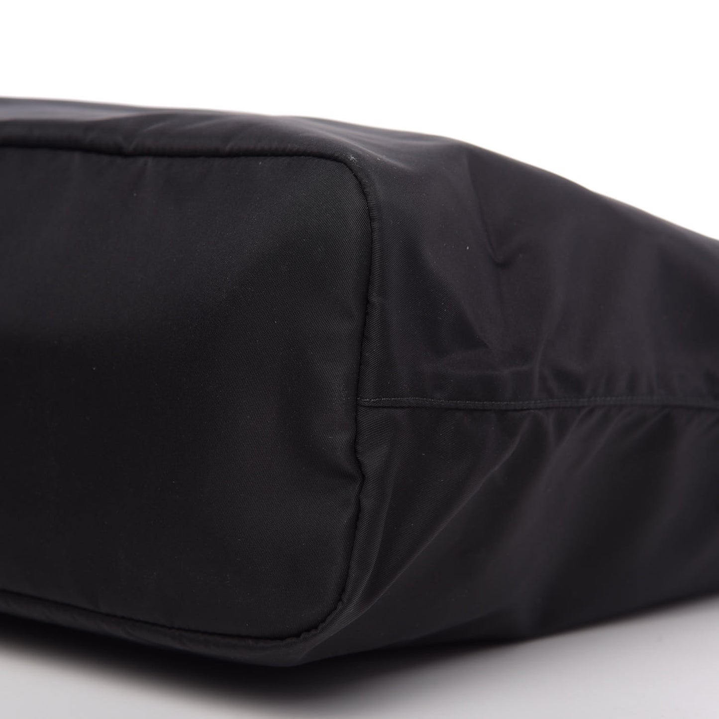 Tessuto Nylon Saffiano Tote Black