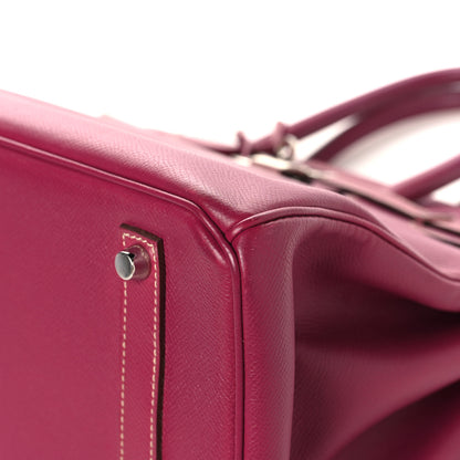 Hermes Epsom Candy Birkin 35 Tosca Rose Tyrien 10 of 17