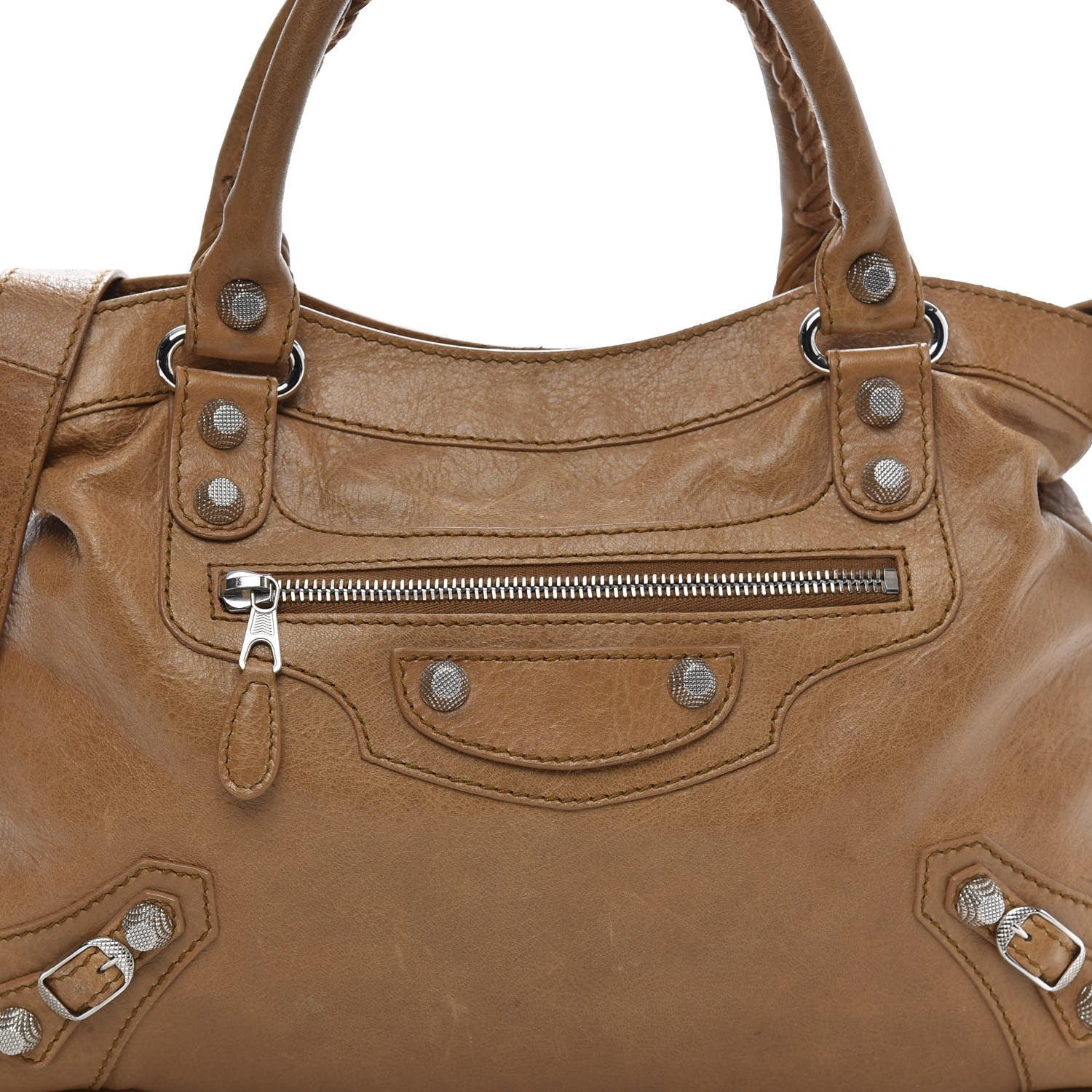 Balenciaga Agneau Giant 12 Silver Hardware Town Cumin 12 of 15