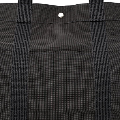 Hermes Canvas Herline Tote TGM Grey 8 of 10