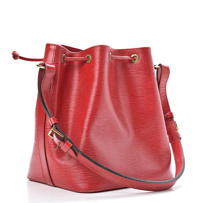 Louis Vuitton Epi Petit Noe Castillan Red 3 of 12