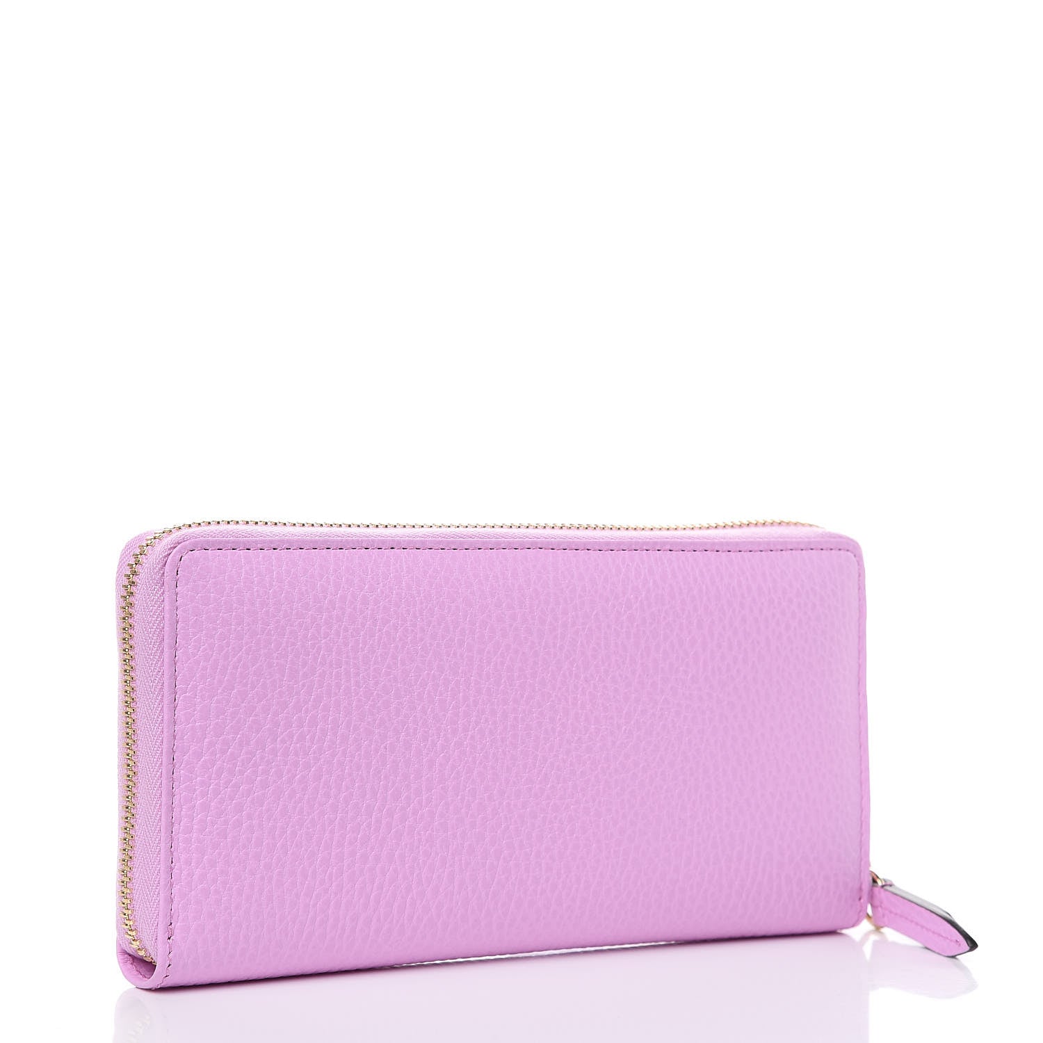Gucci Dollar Calfskin GG Marmont Bosco Zip Around Wallet Malva 3 of 7