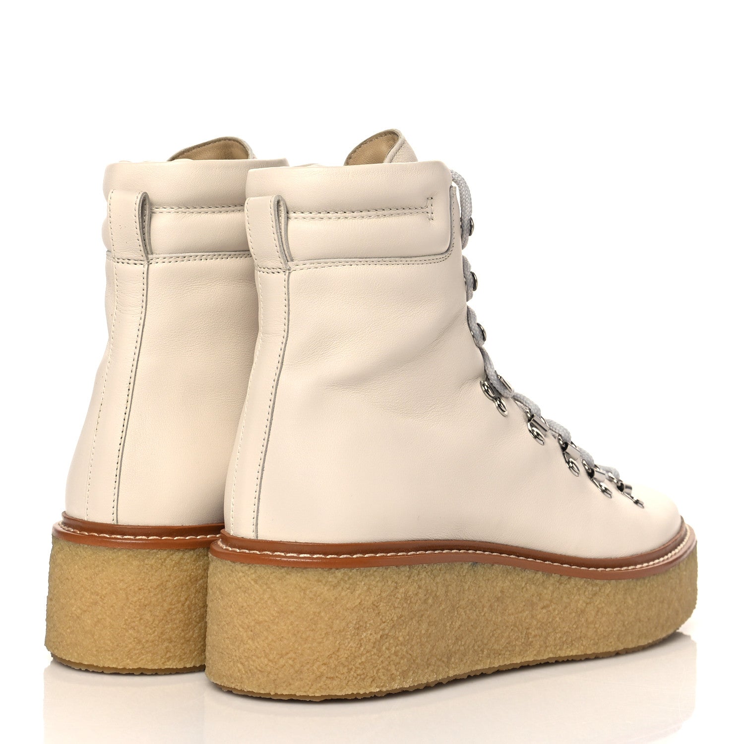 Hermes Calfskin Discovery Ankle Boot 39 White 4 of 8