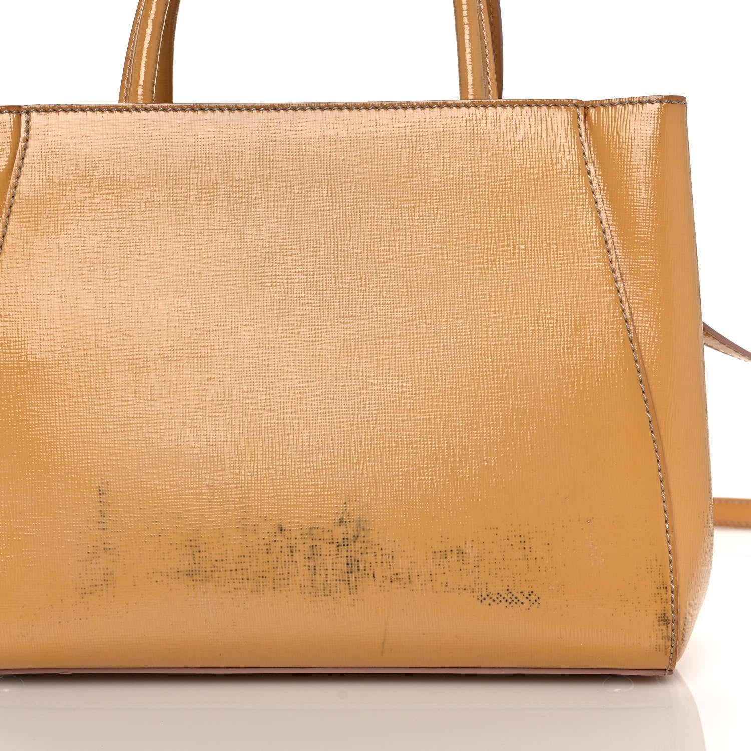 Fendi Vitello Vernice Camoscio Petite 2Jours Tote Make Up 15 of 18