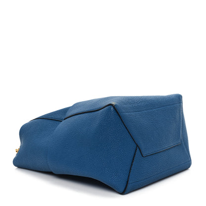 Celine Goatskin Sangle Bucket Bag Blue 4 of 11