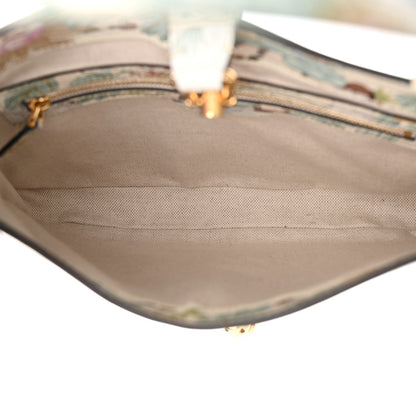 Gucci New Shangai Calfskin Tiger Savanah Small Jackie 1961 Hobo Chalky White Multicolor 5 of 14