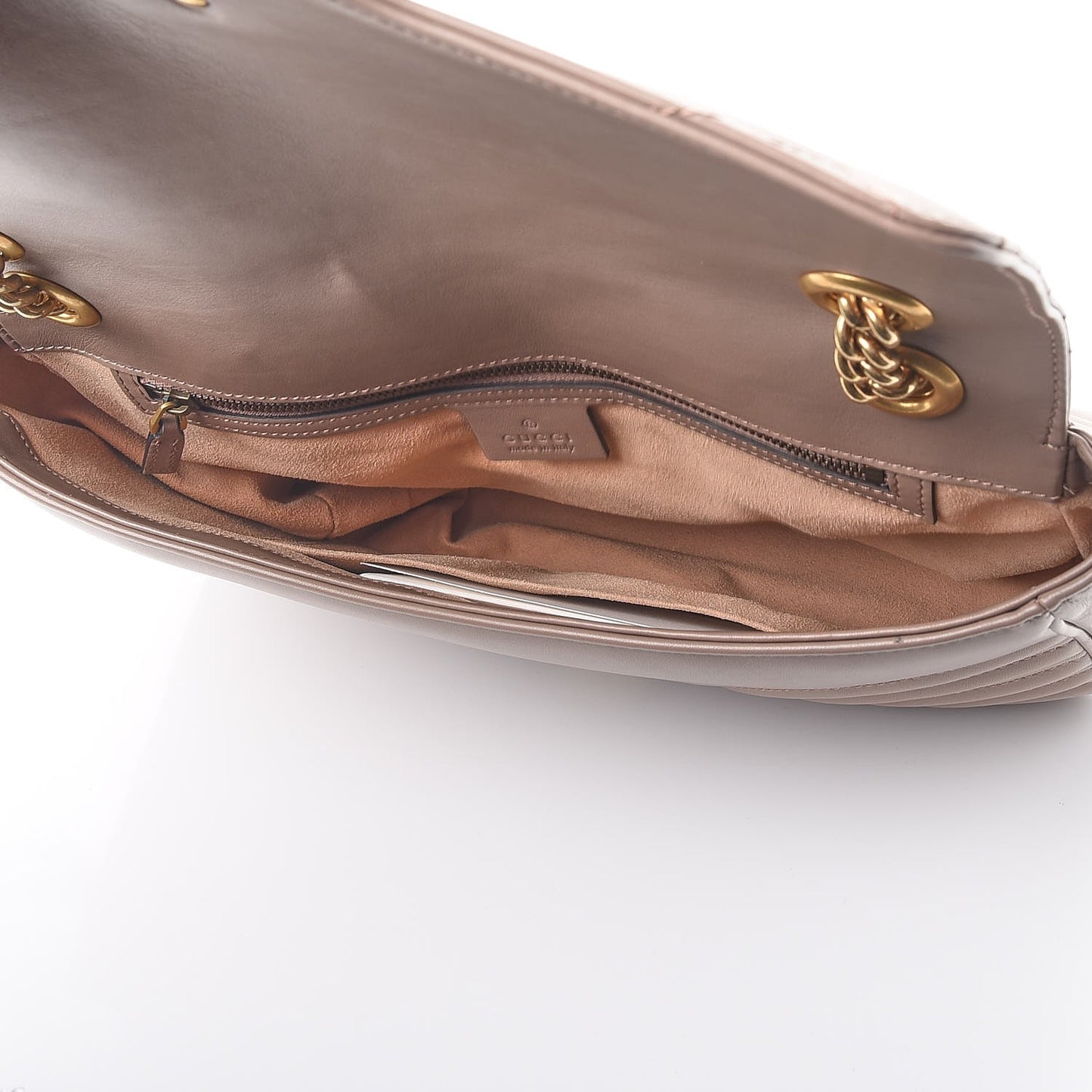 Calfskin Matelasse Medium GG Marmont Shoulder Bag Porcelain Rose