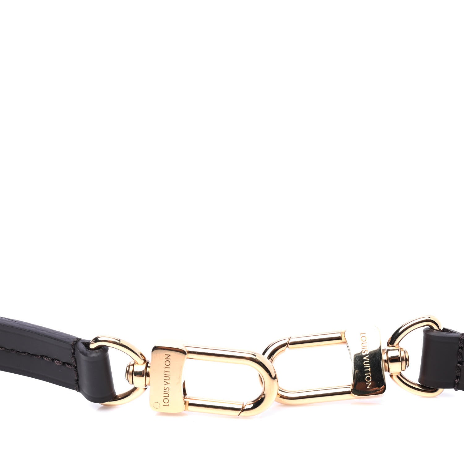Louis Vuitton Calfskin 12mm Eva Shoulder Strap Brown 4 of 4