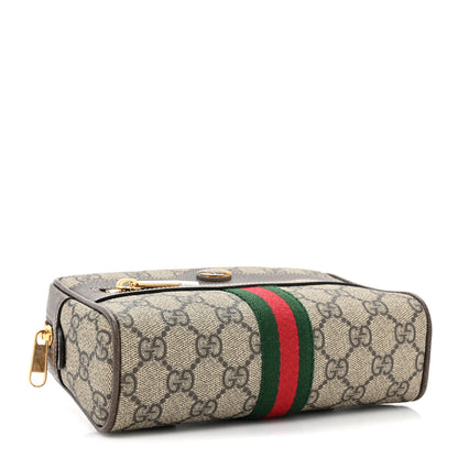 Gucci GG Supreme Monogram Web Small Ophidia Belt Bag 75 30 Dark Brown 4 of 10