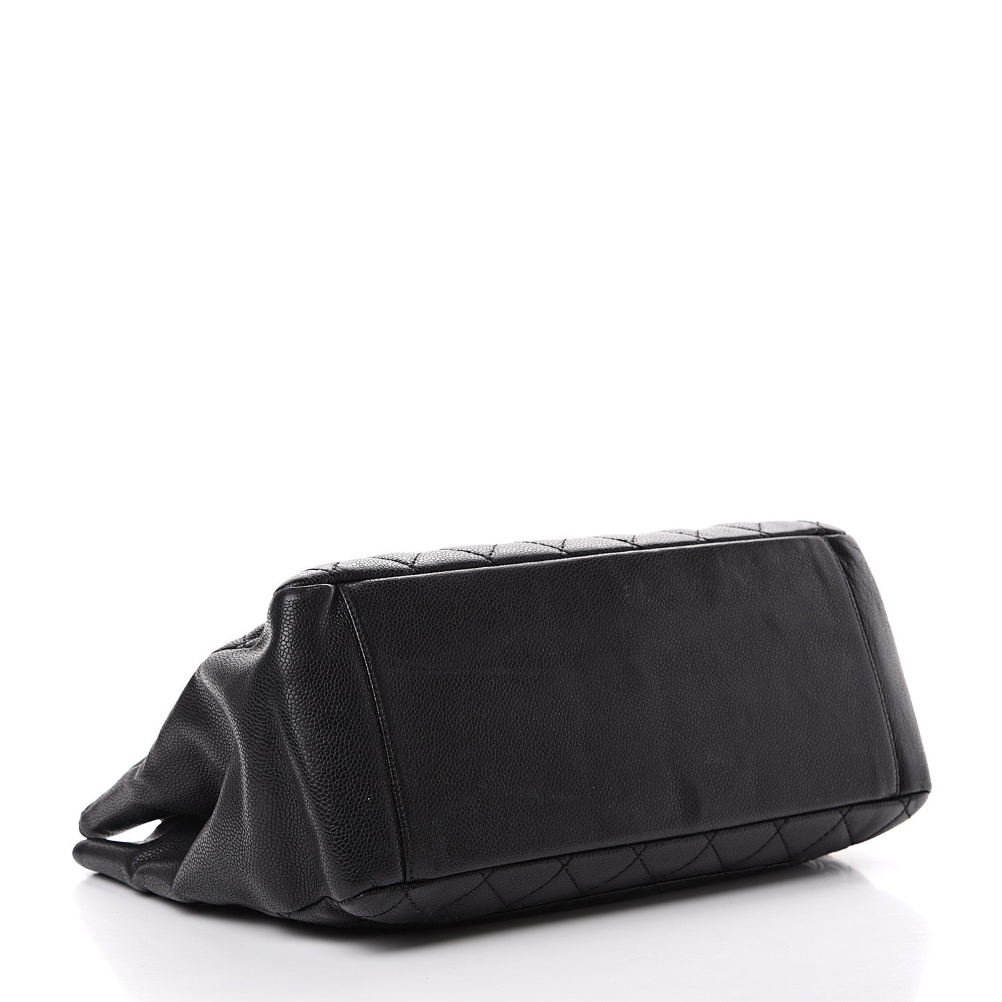 Caviar Quilted Grand Shopping Tote GST Black