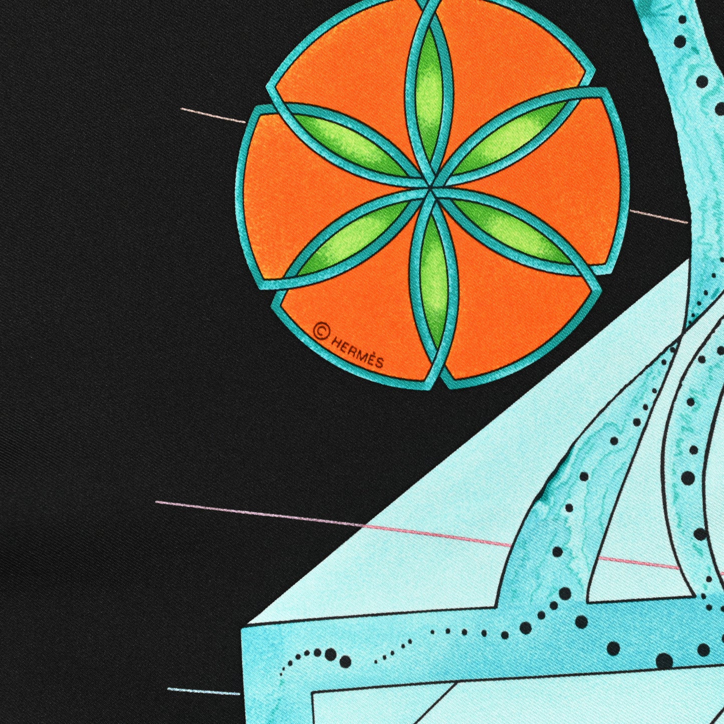 Silk La Danse Du Cosmos Scarf 90