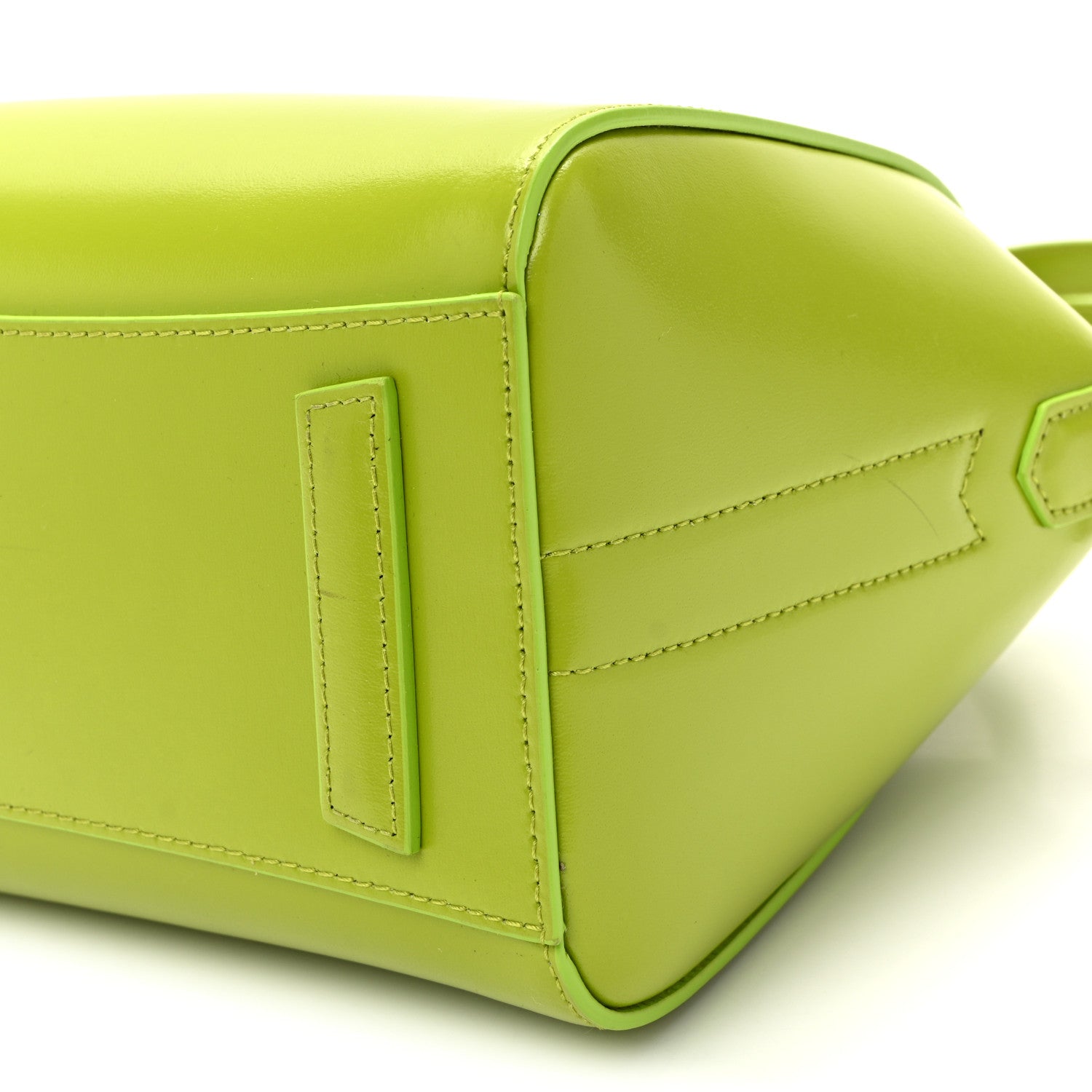 Givenchy Shiny Lord Calfskin Mini Antigona Citrus Green 9 of 9