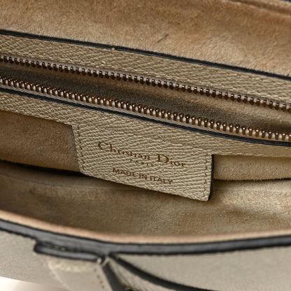 Christian Dior Grained Calfskin Saddle Bag White 6 of 10