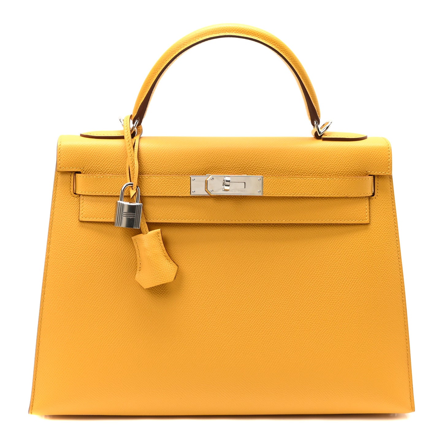 Epsom Kelly Sellier 32 Jaune Ambre