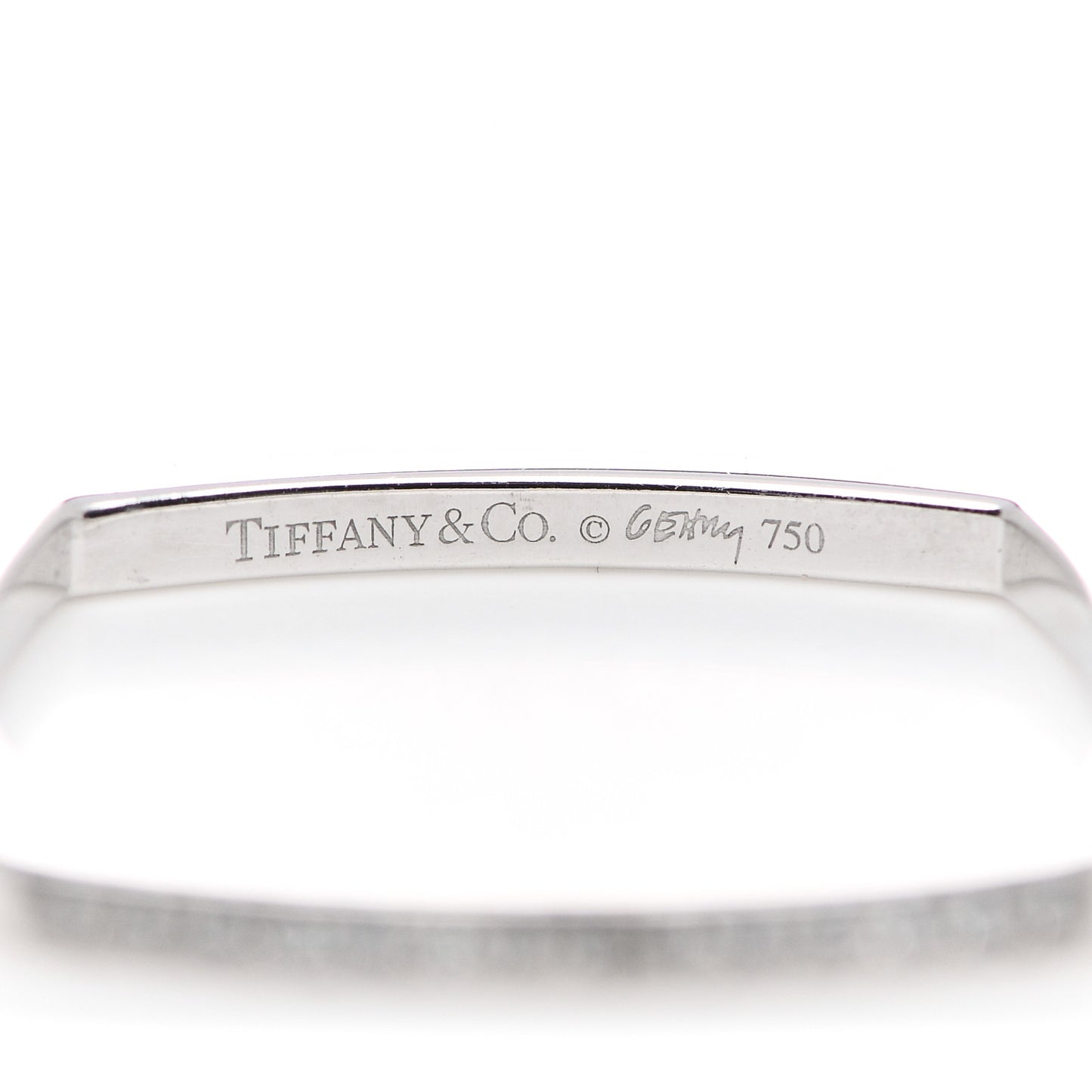 18K White Gold Diamond Frank Gehry Micro Ring 52 6