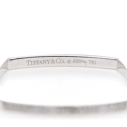 Tiffany 18K White Gold Diamond Frank Gehry Micro Ring 52 6 4 of 6