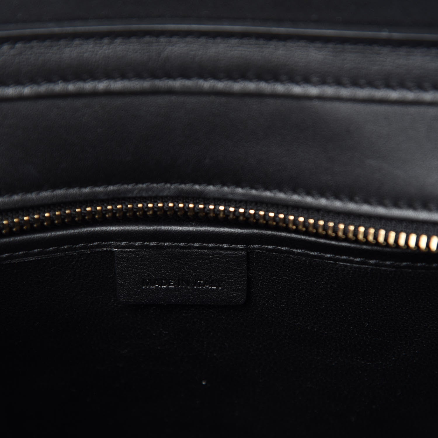Celine Smooth Calfskin Nano Luggage Black 9 of 11