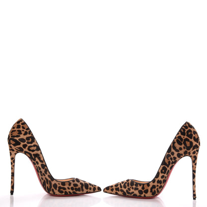 Christian Louboutin Pony Hair Pigalle Follies Pumps 40.5 Leopard 6 of 9