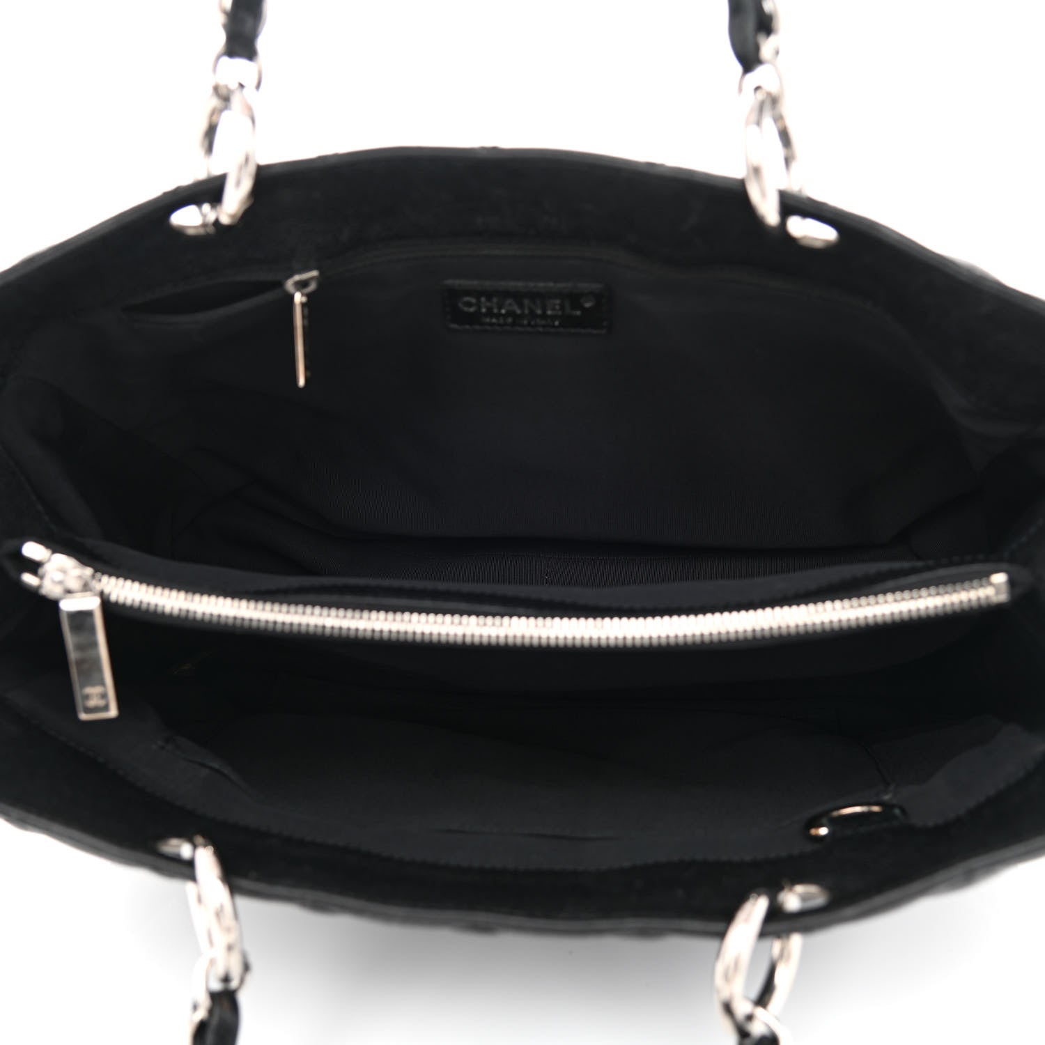 Chanel Caviar Quilted Grand Shopping Tote GST Black 5 of 11
