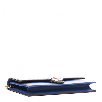 Gucci Dollar Calfskin Interlocking G Chain Wallet Caspian 3 of 8