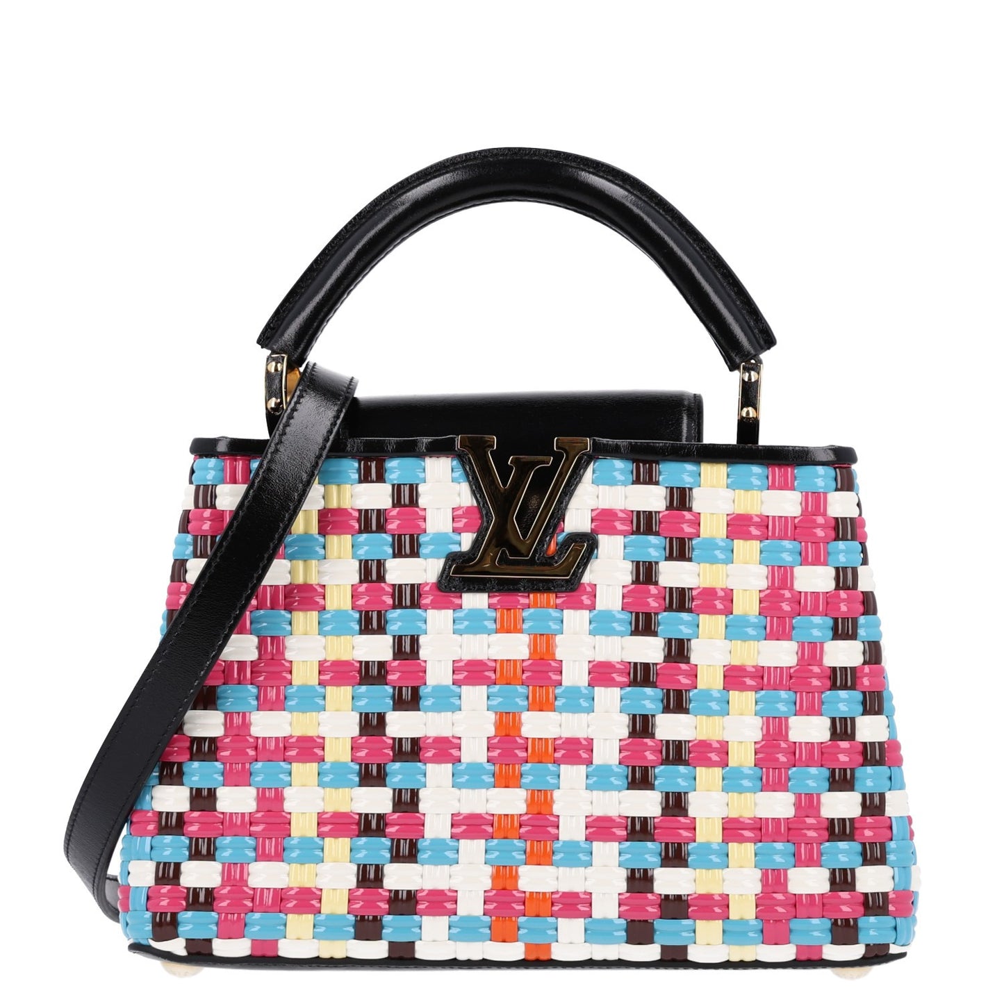 Taurillon Calfskin Guinguette Capucines BB Multicolor