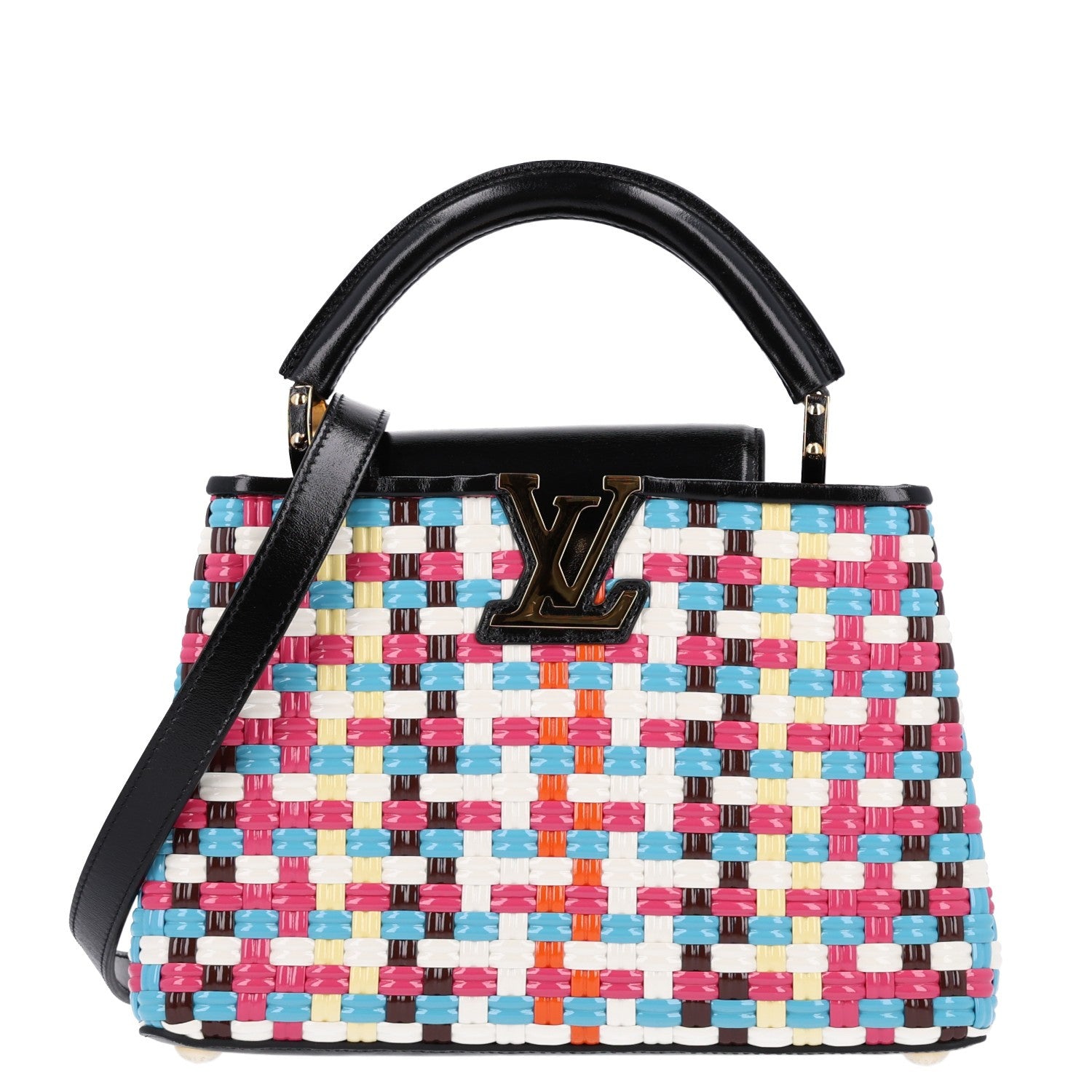 Louis Vuitton Taurillon Calfskin Guinguette Capucines BB Multicolor 1 of 9