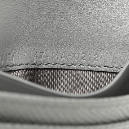 Christian Dior Grained Calfskin Saddle Card Holder Gray 8 of 8