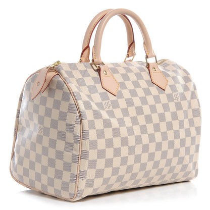 Louis Vuitton Damier Azur Speedy 30 3 of 7
