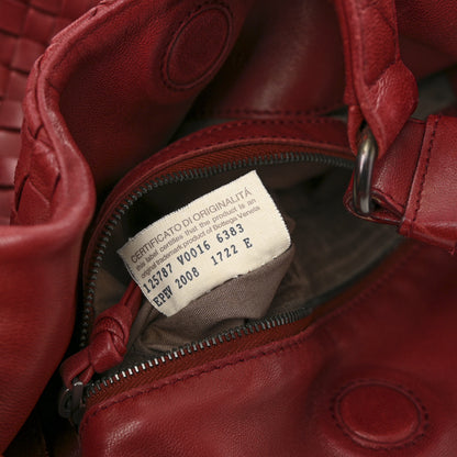 Bottega Veneta Nappa Intrecciato Medium Campana Hobo Red 7 of 14