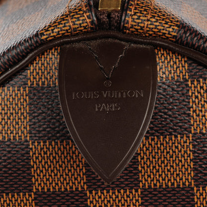 Louis Vuitton Damier Ebene Speedy 30 6 of 9