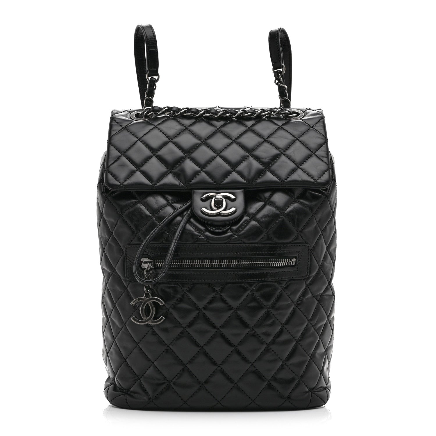 Chanel Calfskin Quilted Large Salzburg Mountain Backpack Black 1775733 – FASHIONPHILE