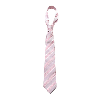Louis Vuitton Silk Mens Panache Neck Tie Pink 1 of 4