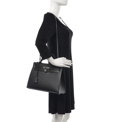 Hermes Epsom Kelly Sellier 32 Black 2 of 35