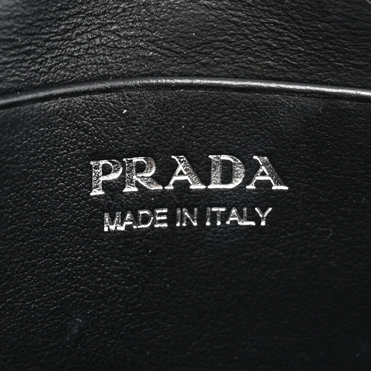 Prada Satin Crystal Metal Triangle Logo Card Holder With Strap Cristal 6 of 10