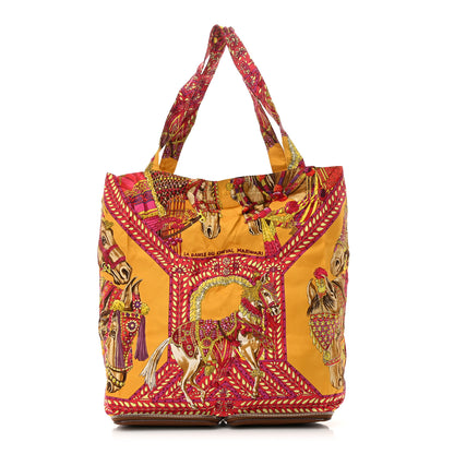 Hermes Buffle Gala Silky Pop La Danse du Cheval Marwari Shopper Tote Marron 1 of 17