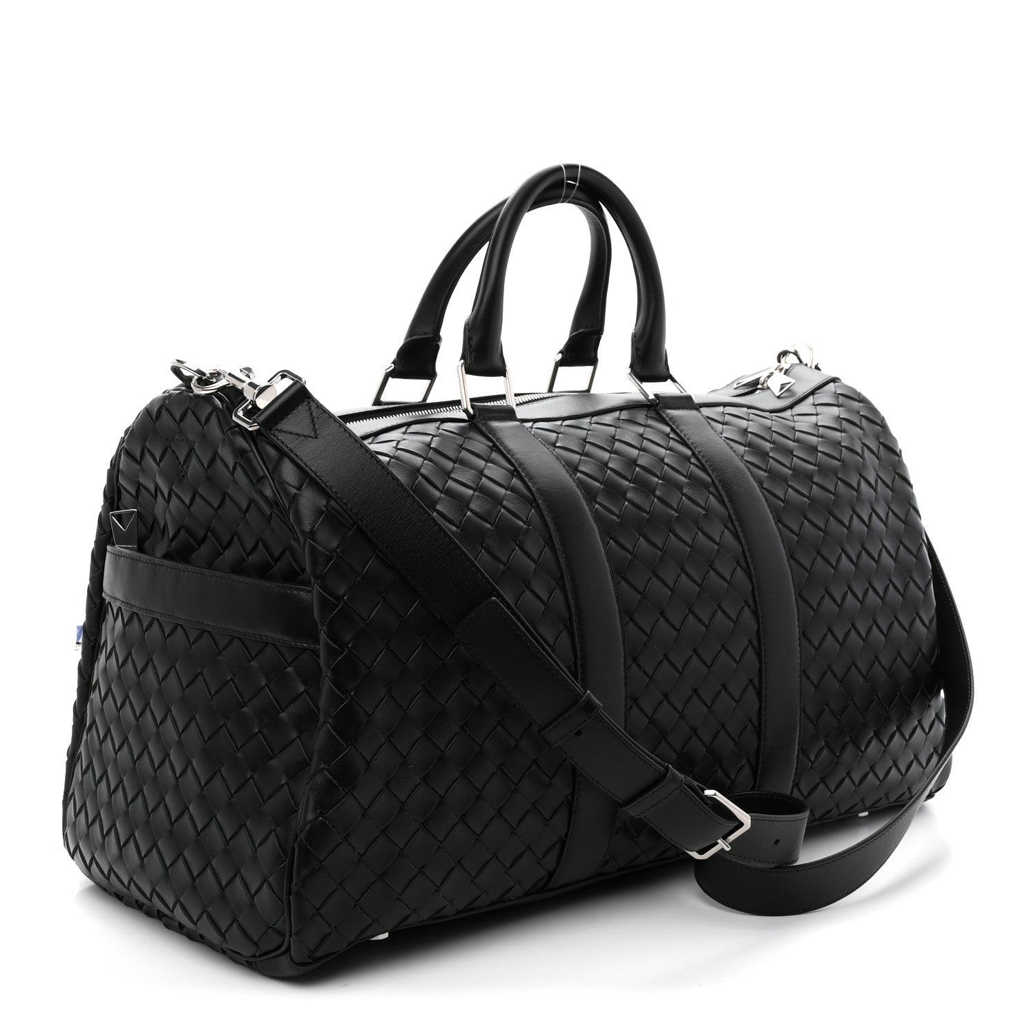 Bottega Veneta Nappa Intrecciato Duffle Bag Dark Green 3 of 9