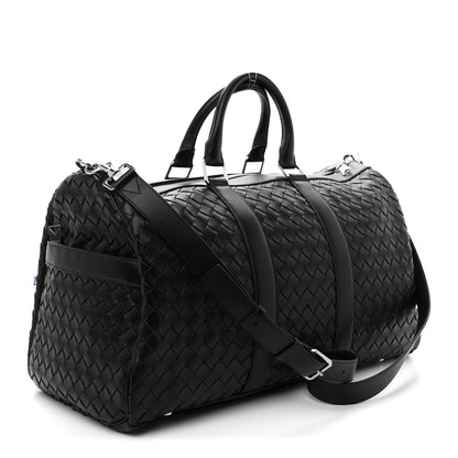 Bottega Veneta Nappa Intrecciato Duffle Bag Dark Green 3 of 9