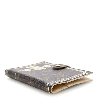 Louis Vuitton Monogram Trunk Small Ring Agenda Cover White 4 of 6