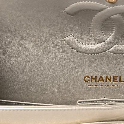 Chanel Metallic Lambskin Quilted Medium Double Flap Gold 11 of 14