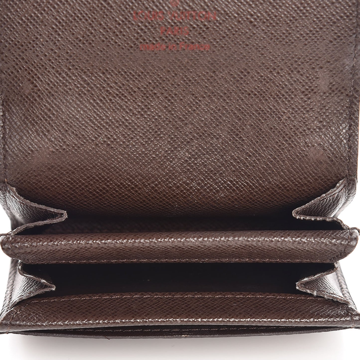 Damier Ebene Porte-Monnaie Plat Coin Purse
